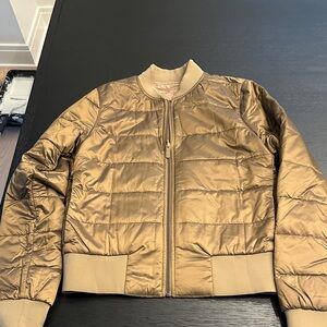 lululemon athletica Gold Bomber Jacket